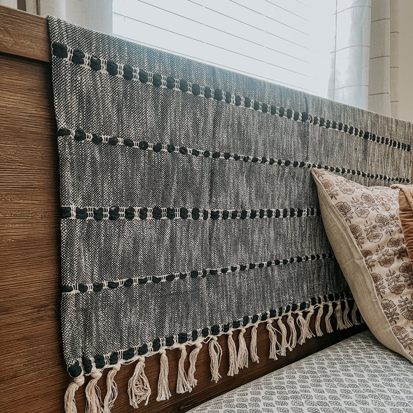 Glasgow - Navy Cotton Throw Blanket 50" x 60"