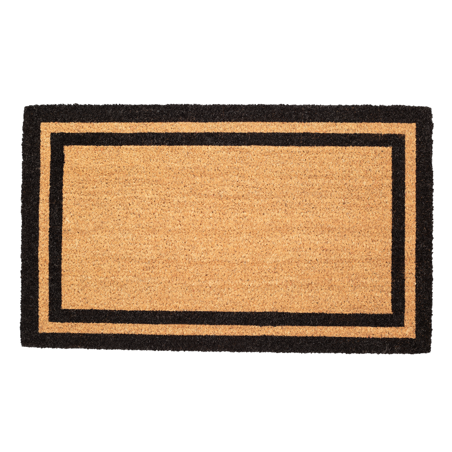 Double Black Border Doormat Handwoven, Durable