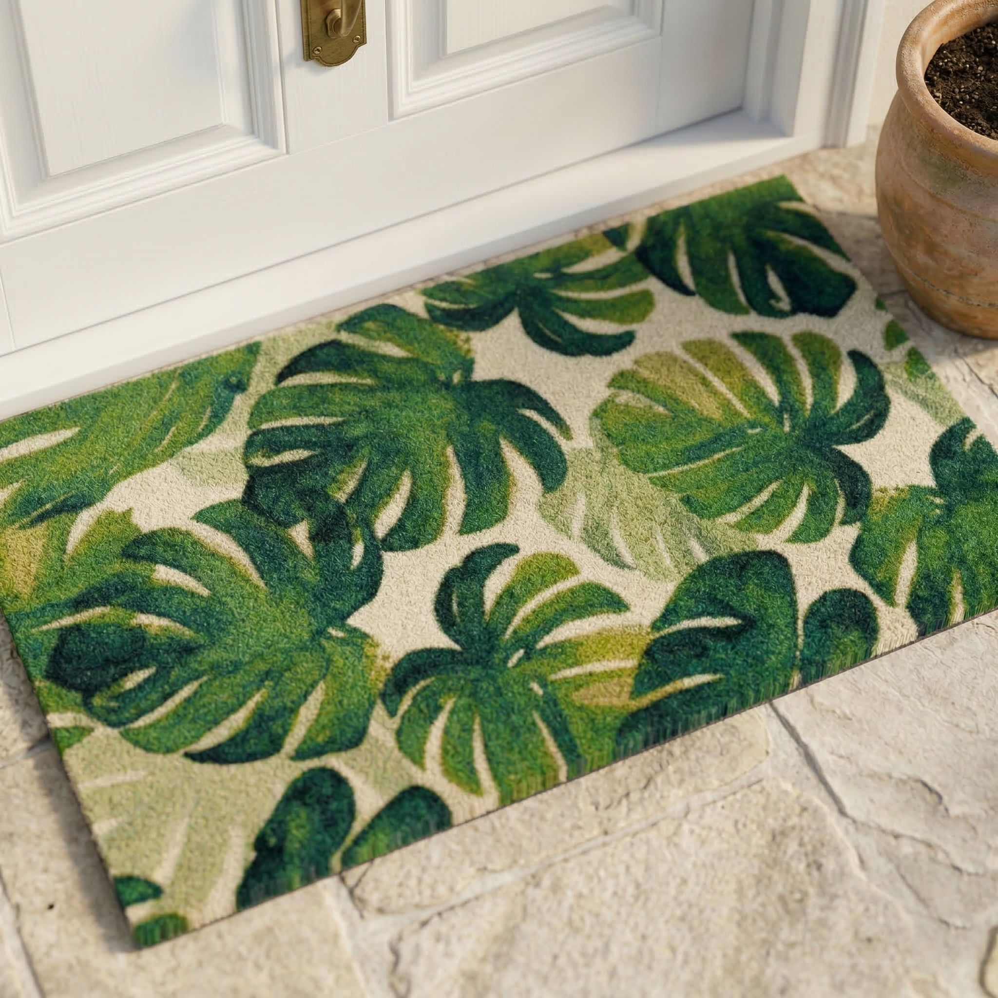 Panama Green Outdoor Doormat – 18