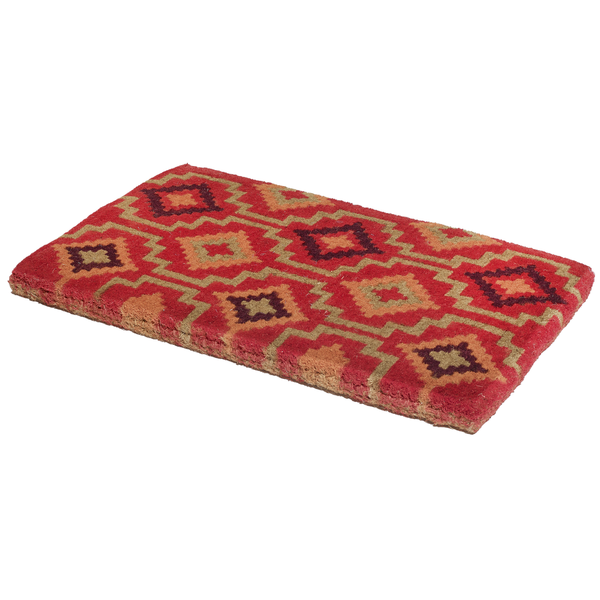 Lhasa Kilim Red Doormat, product view angle 3