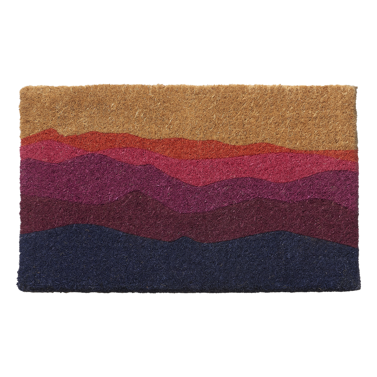 Shades of Dawn Doormat, flat product shot, alternate angle