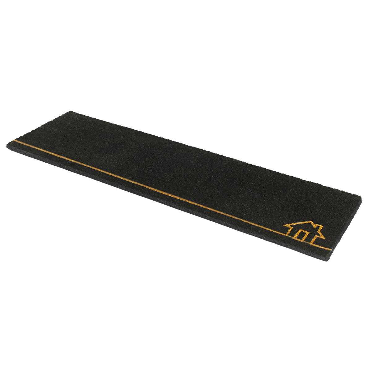 Home View Black Doormat, product view angle 8