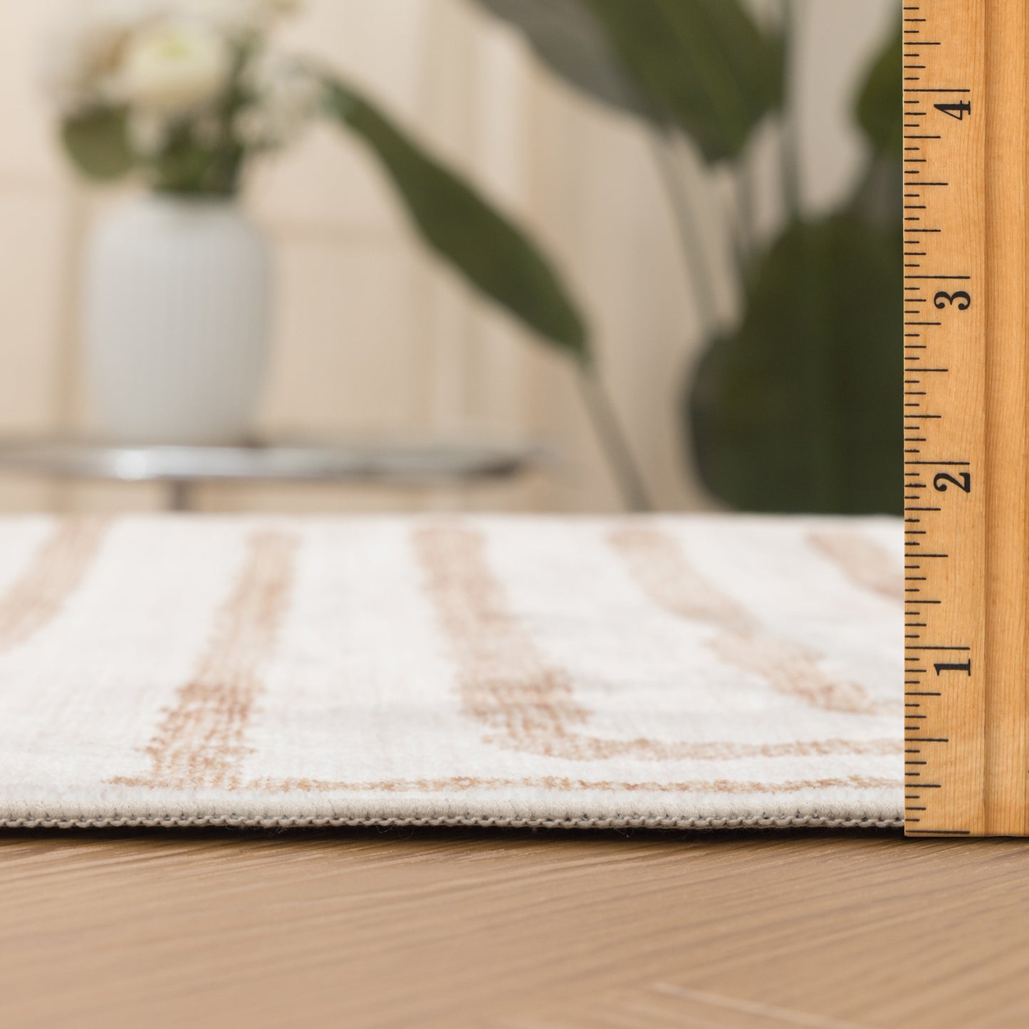 Finn Modern - Beige ReaLife Machine Washable Rugs