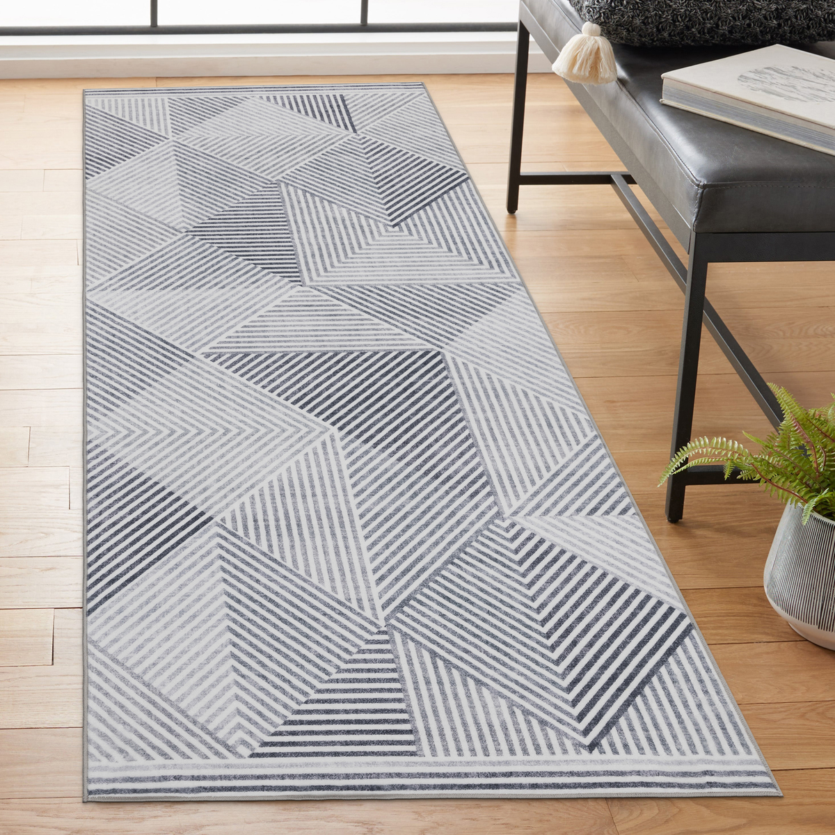 Gray Ivory Area Rug, product view angle 21