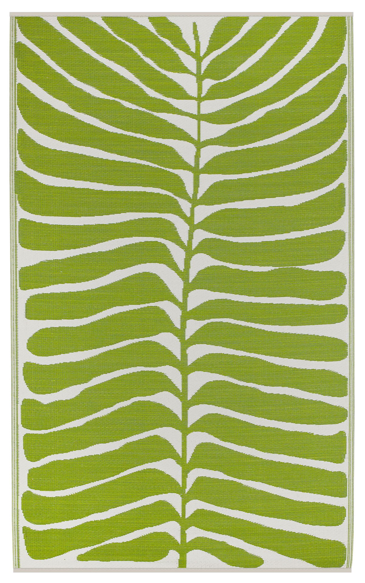 Green Outdoor Rug, flat product shot of full pattern