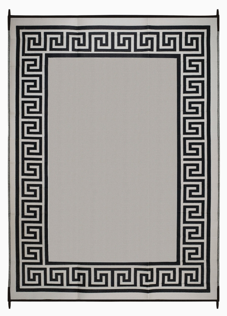 Fab Habitat Athens Black Foldable Rug On Sale