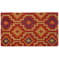 Lhasa Kilim Red Doormat, flat product shot, gallery view