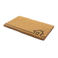 Angled view of large natural coir doormat with black line-drawn house outline