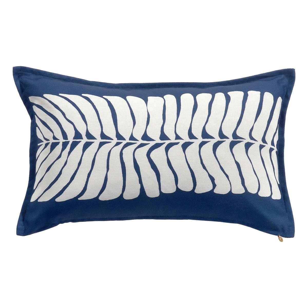 Blue Outdoor Pillow, lifestyle patio scene with pillow, Blue tones