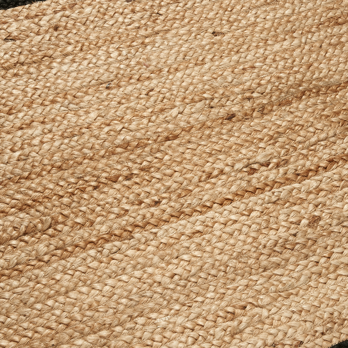 Black Indoor Rug, texture close-up, alternate angle