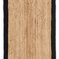 Black Indoor Rug, product view angle 3