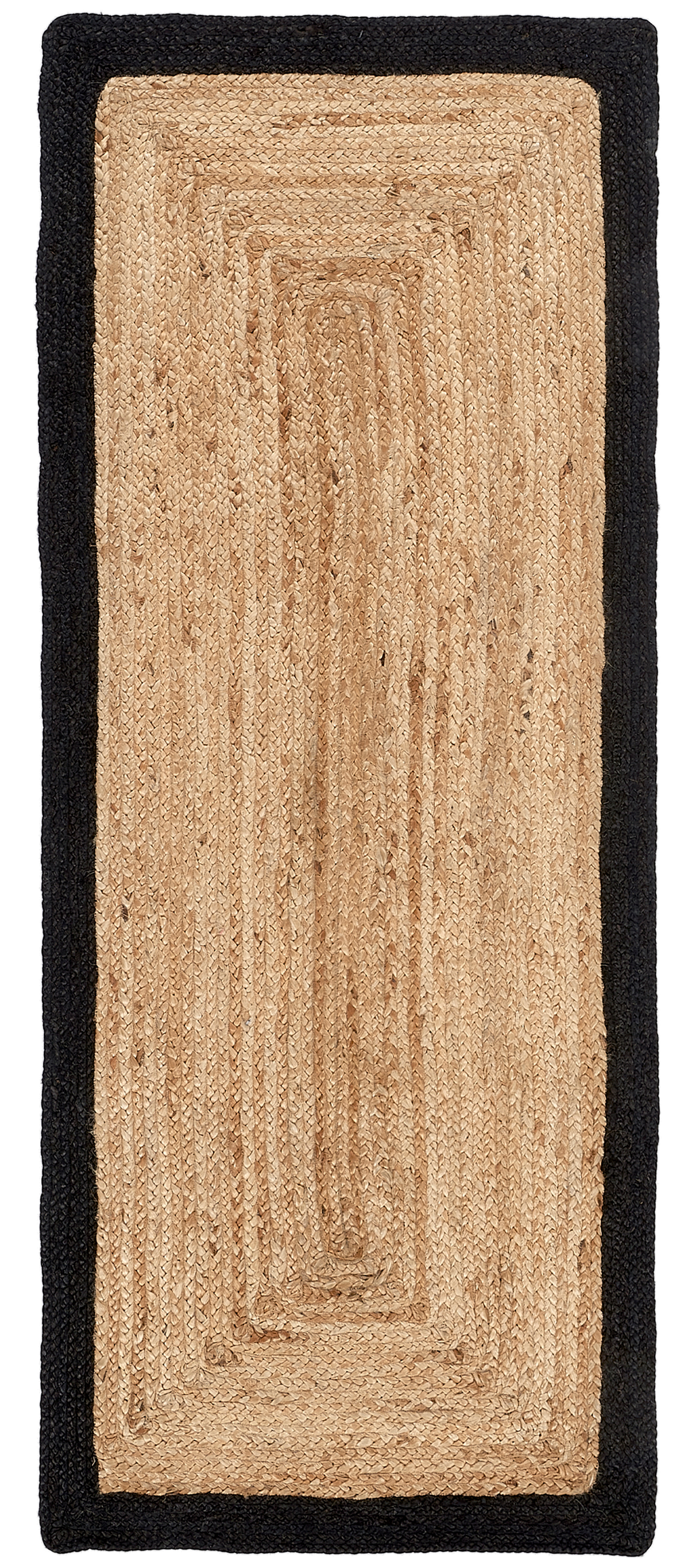 Black Indoor Rug, product view angle 3