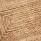 Natural Indoor Rug, texture close-up, alternate angle