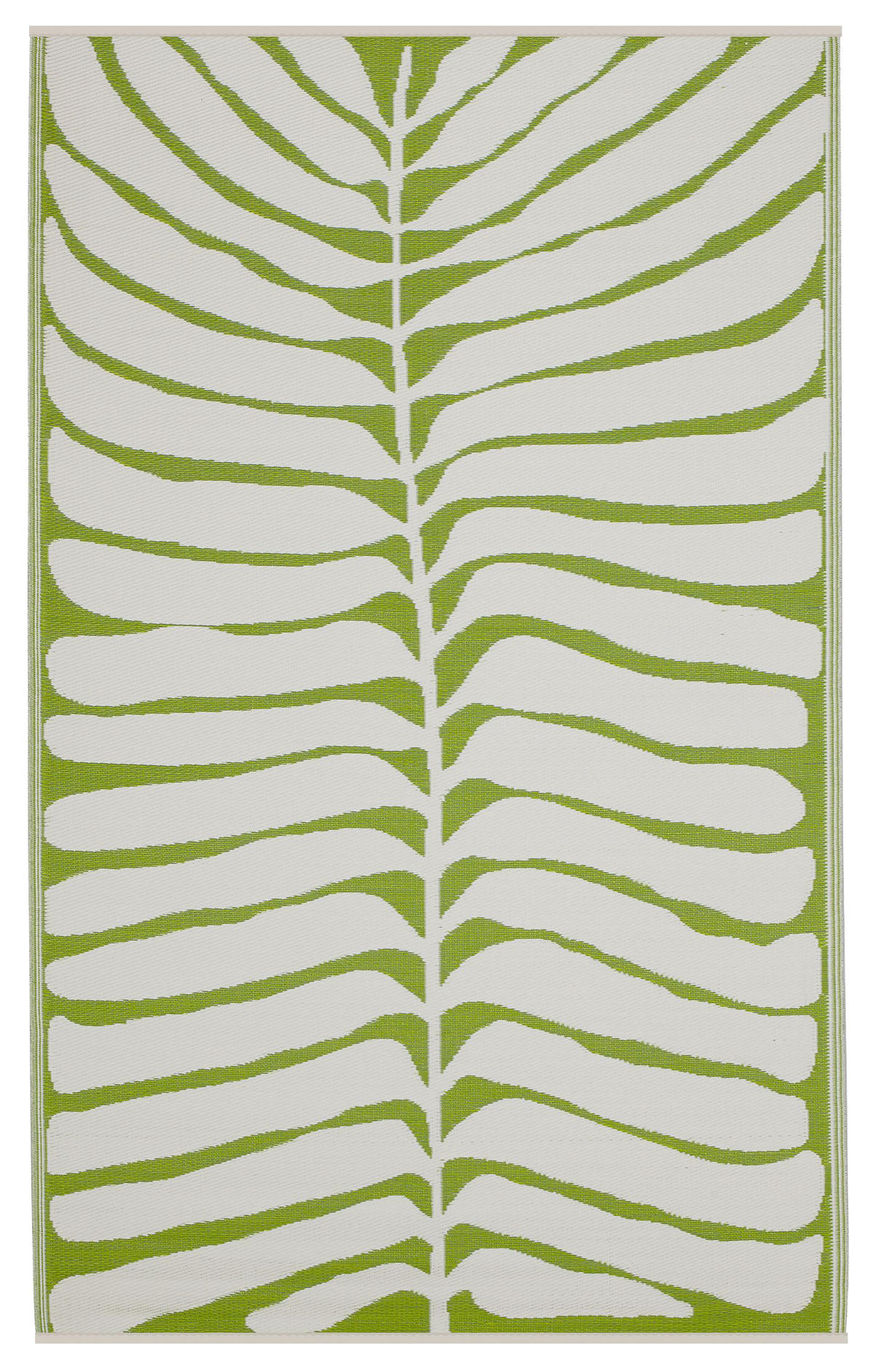 Green Outdoor Rug, flat product shot of full pattern, alternate angle
