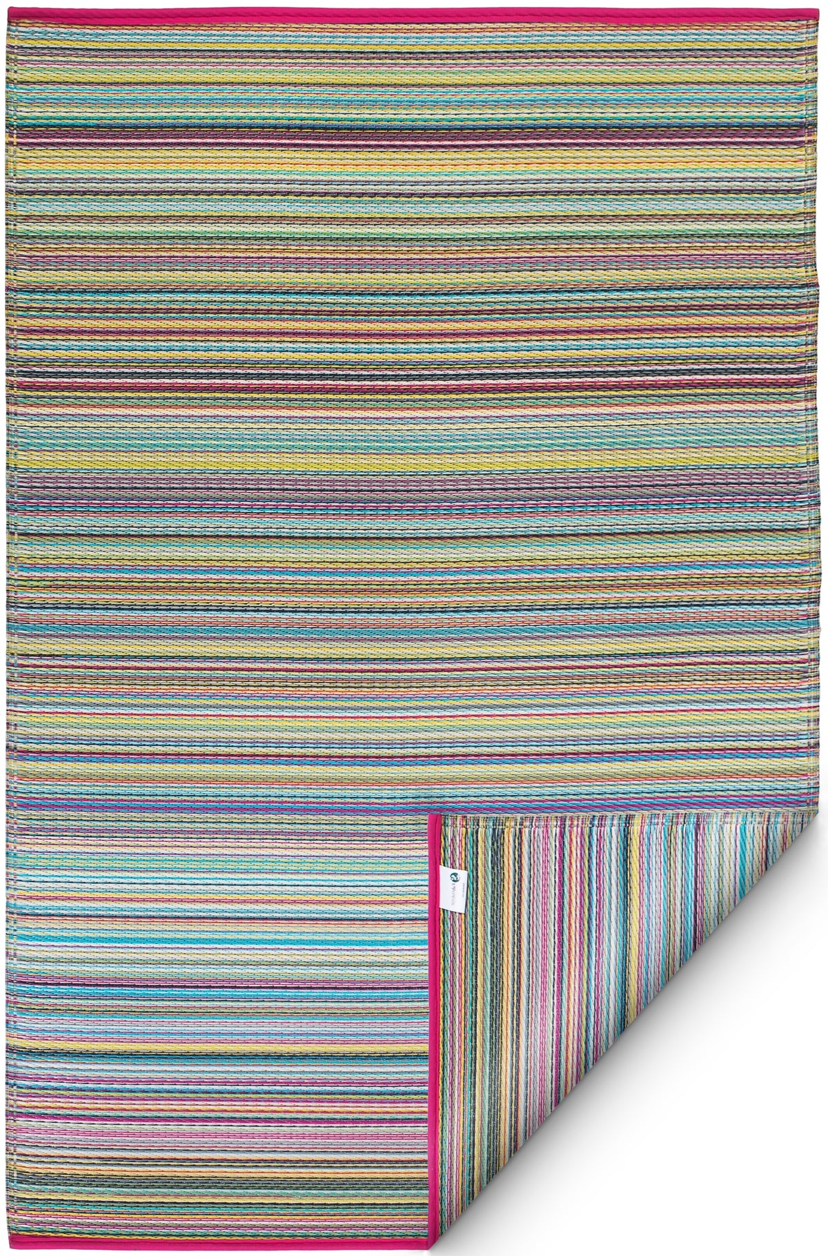 Turquoise Outdoor Rug, product view angle 18
