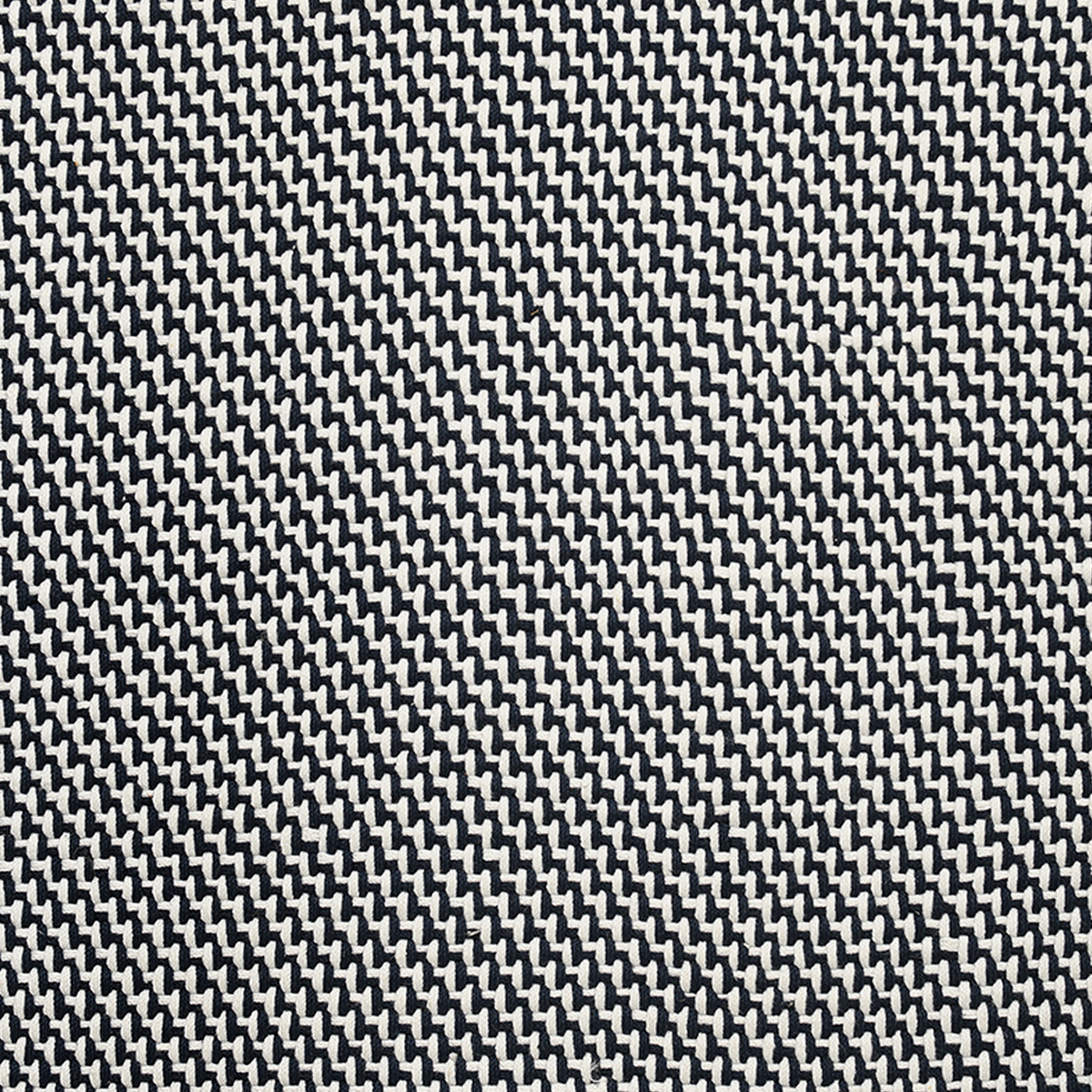Navy & White Outdoor Rug, product view angle 4