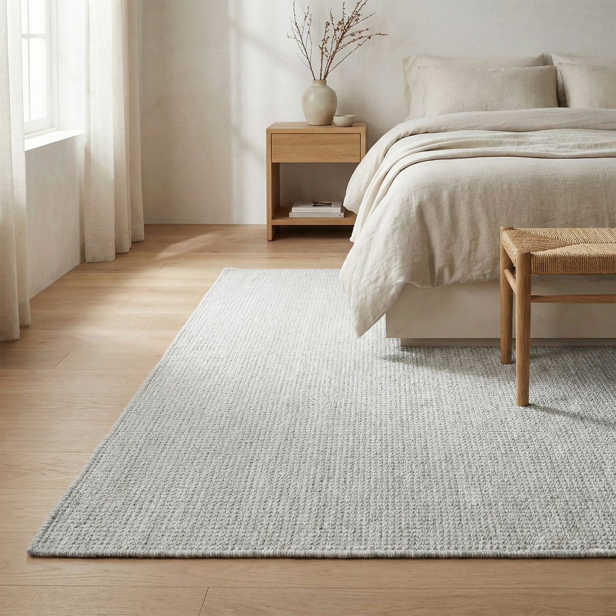 Silver Outdoor Rug, lifestyle patio scene