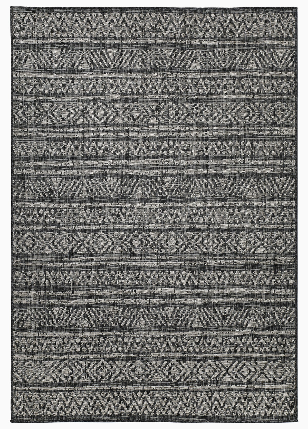 Charcoal Outdoor Rug, product view angle 2