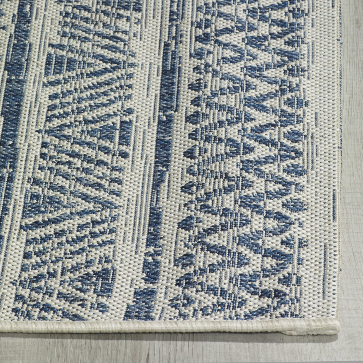 Blue Outdoor Rug, product view angle 5