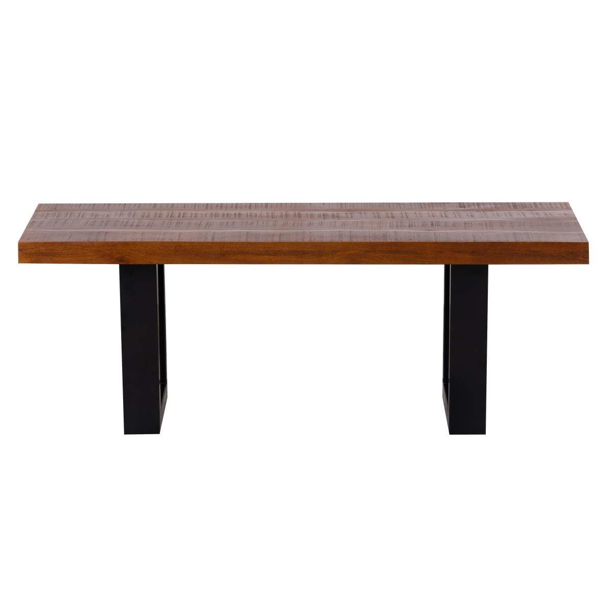 Walnut Bench, lifestyle room scene, alternate angle