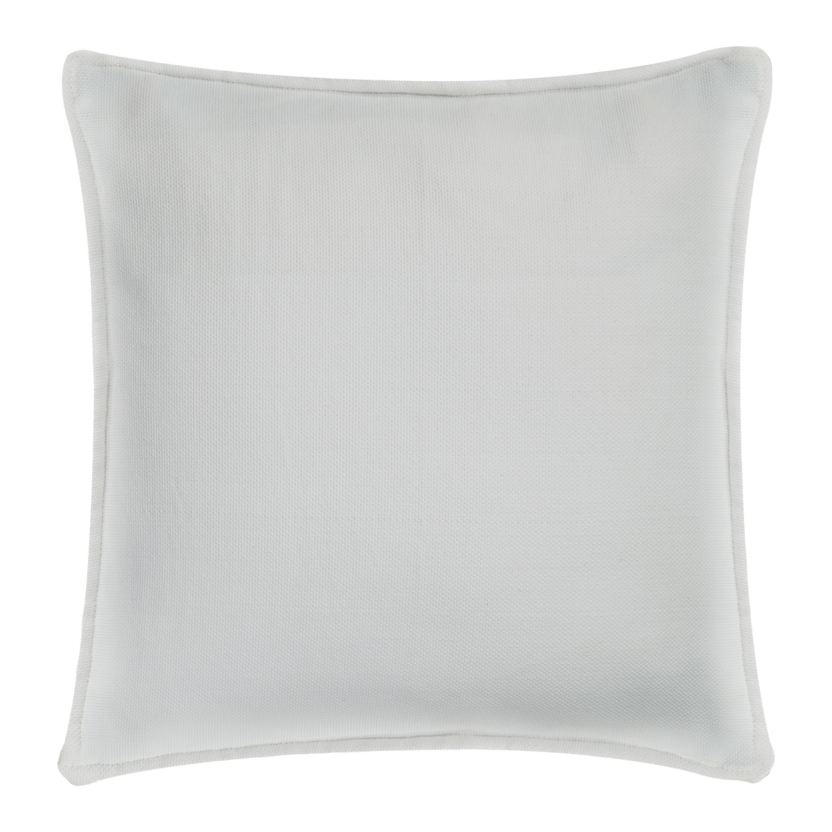 Teal Outdoor Pillow, reverse back view, alternate angle