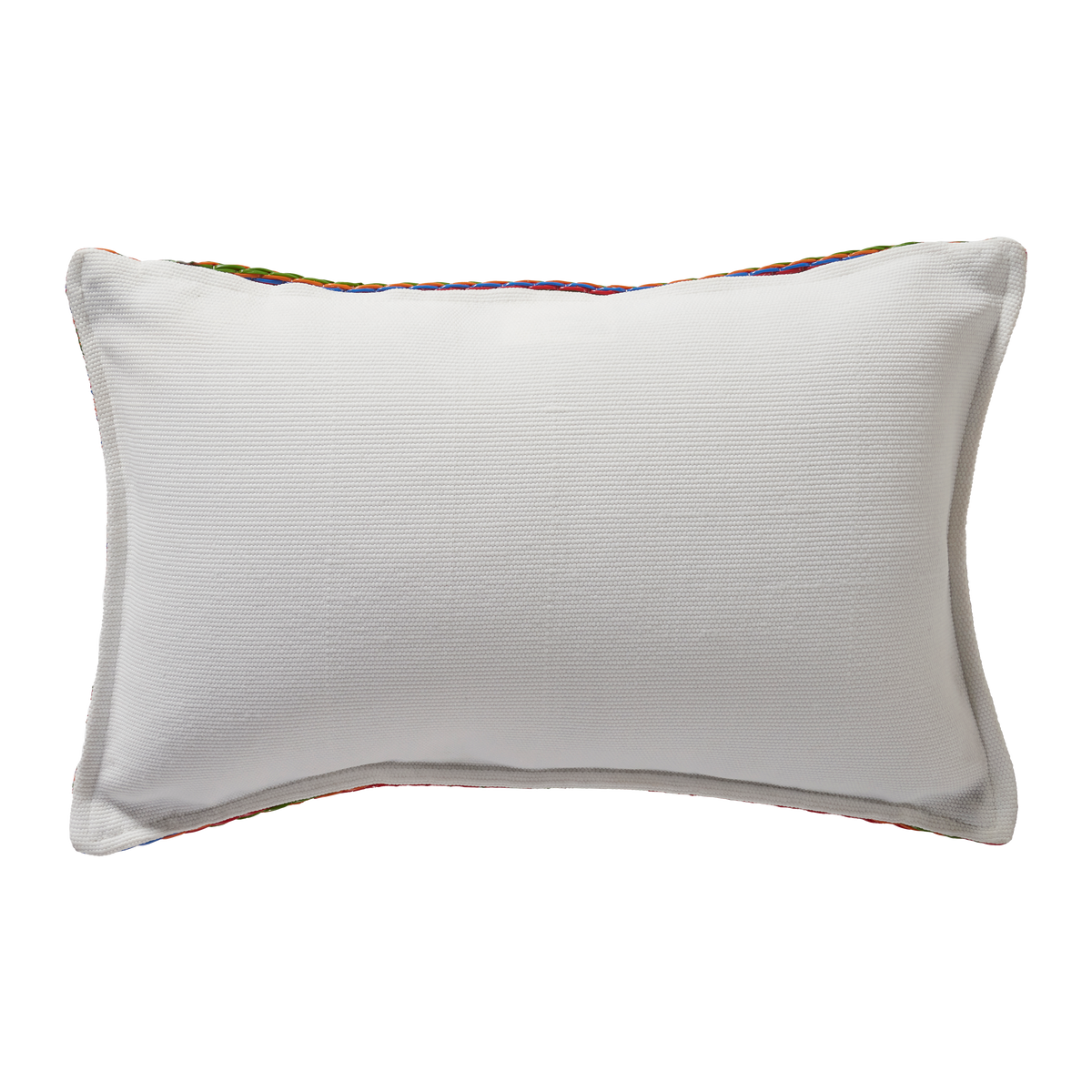 Multicolor Outdoor Pillow, reverse back view