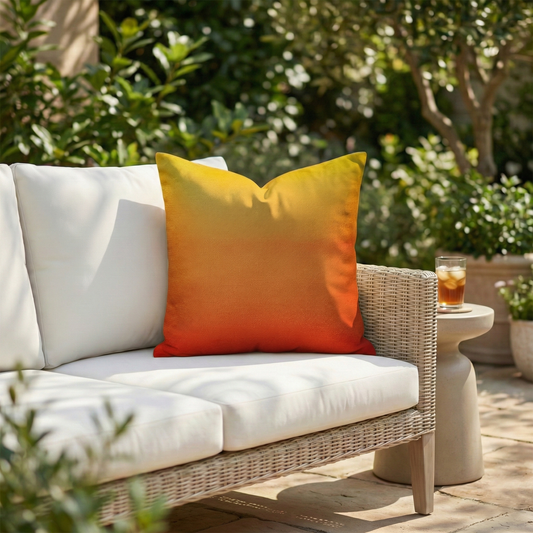 Big Sur Double Sided Indoor Outdoor Decorative Pillows - Sunset (18" x 18") - Set of 2