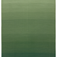 Full view of green ombre outdoor rug fading from light sage to forest green