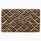 Block Print Doormat (18" x 30" Thick) Handwoven, Durable FINAL SALE