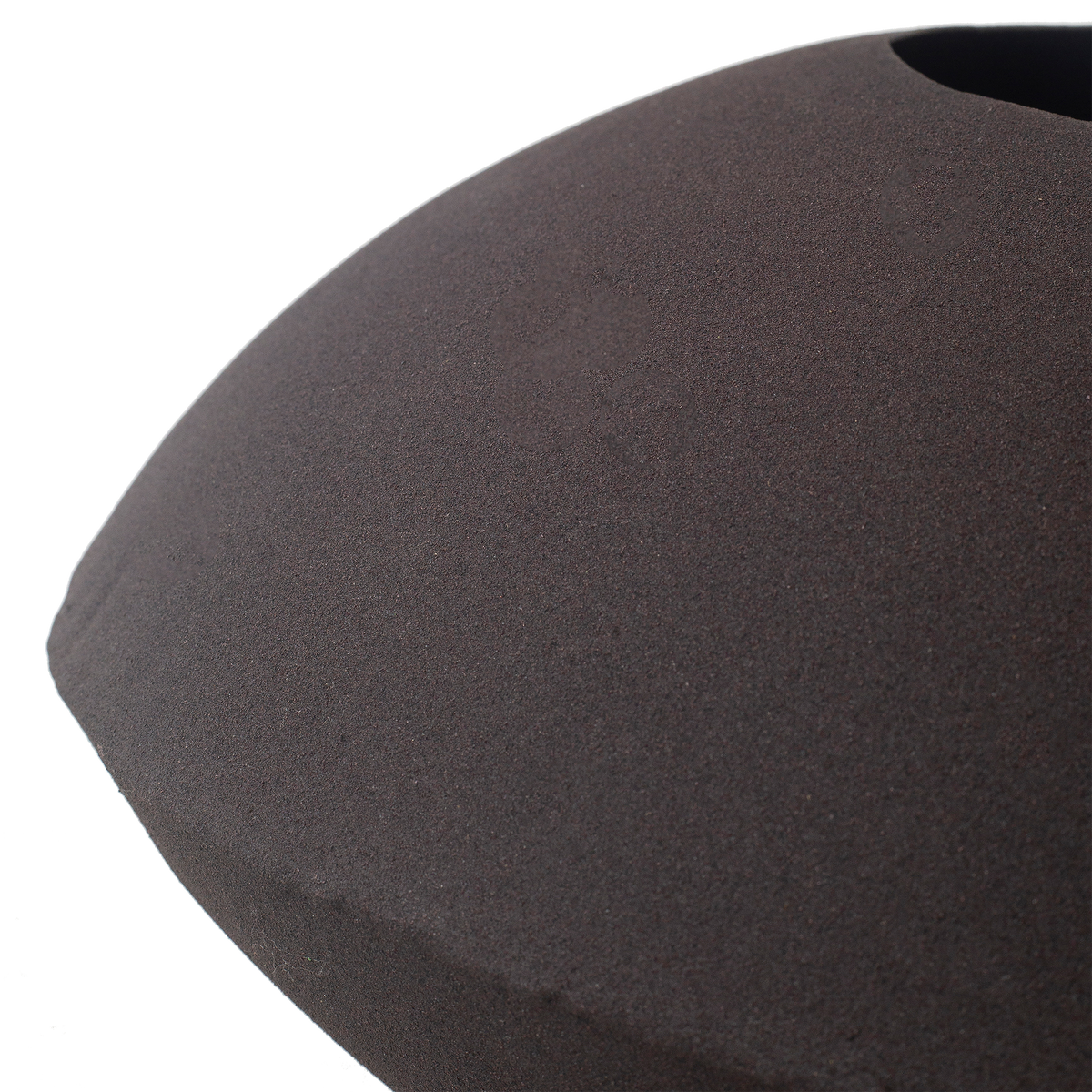 Mocha Charcoal Planter, side-facing product view