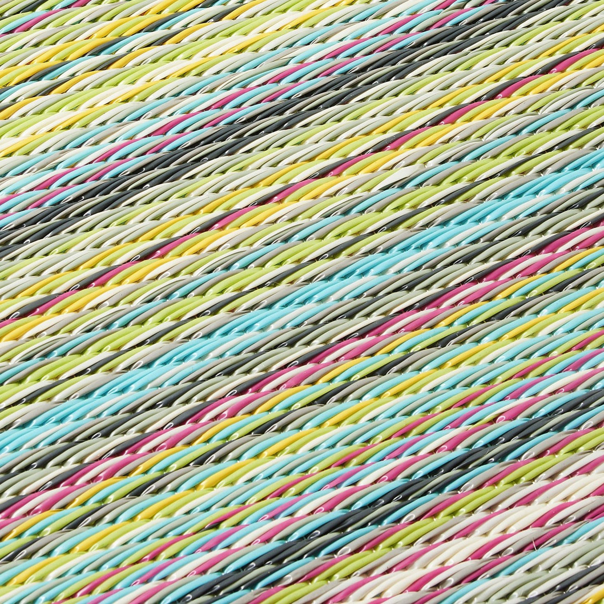 Candy Outdoor Rug, close-up of weave texture