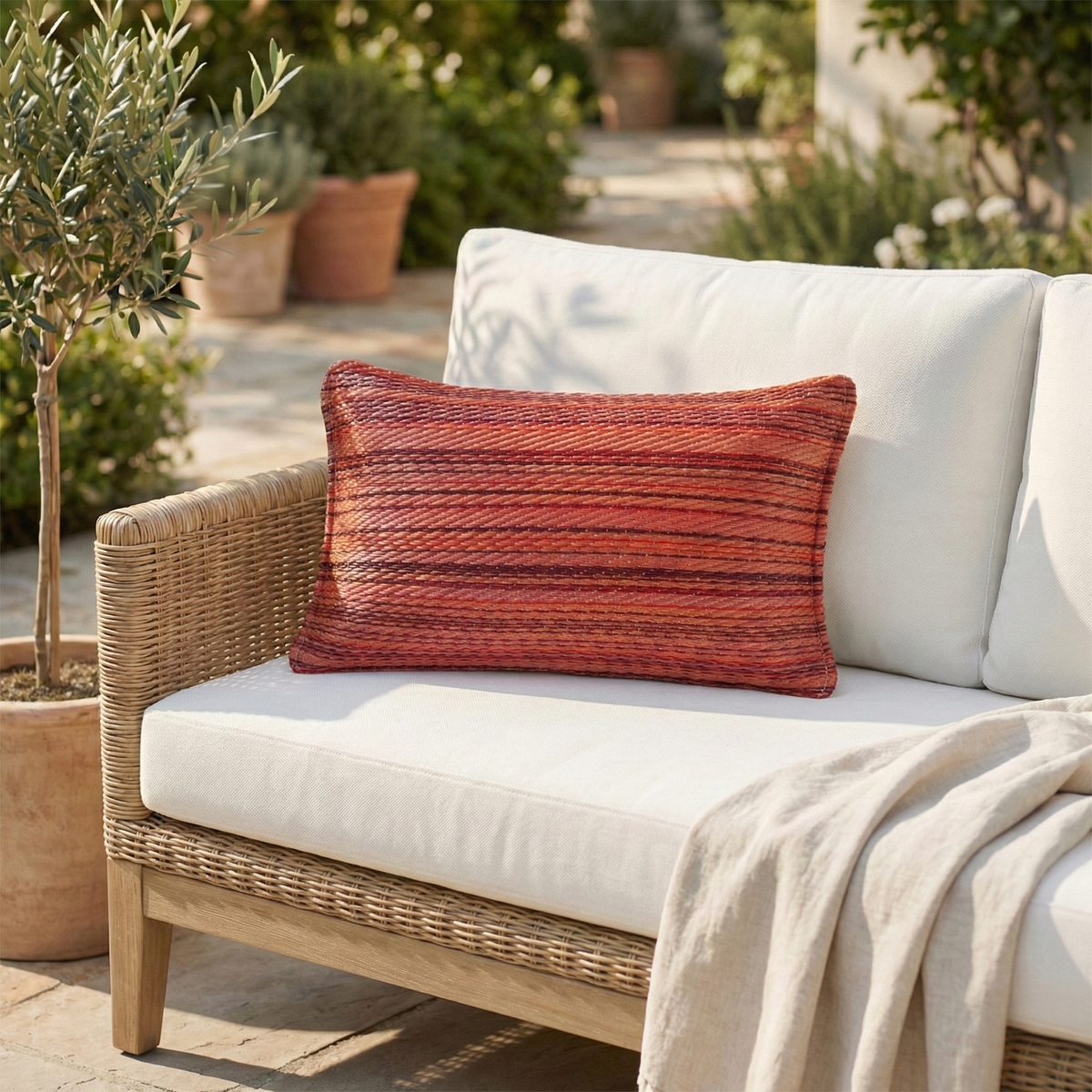 Sunset Outdoor Pillow, product view angle 9