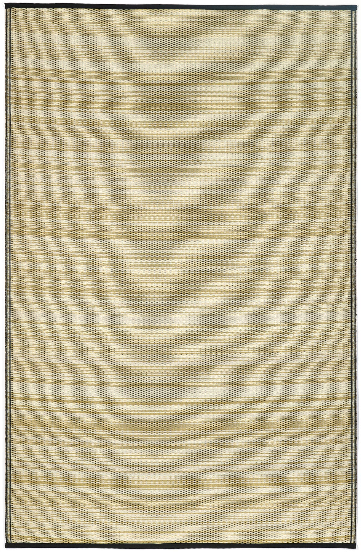 Turquoise Outdoor Rug, flat product shot of full pattern in Sand Black