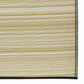 Turquoise Outdoor Rug, close-up of weave texture, Sand Black tones