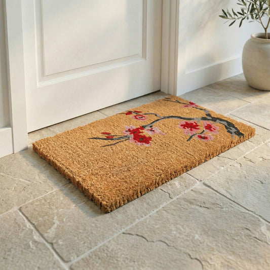 Cherry Branch Doormat, flat product shot