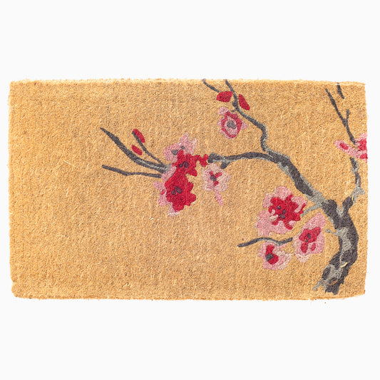 Cherry Branch Doormat, Durable