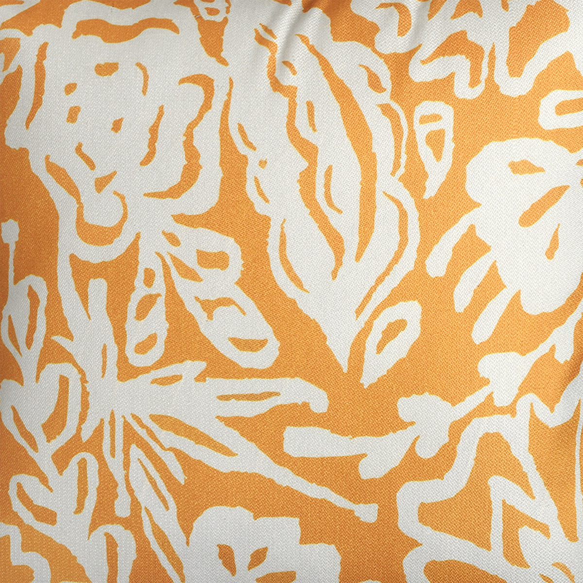 Mustard Yellow Outdoor Pillow, texture close-up