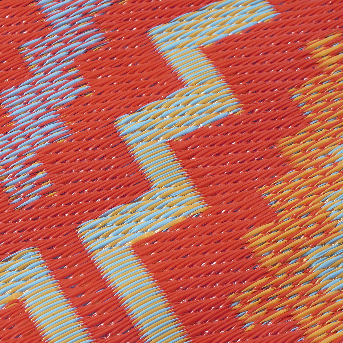 Orange & Violet Outdoor Pillow, texture close-up
