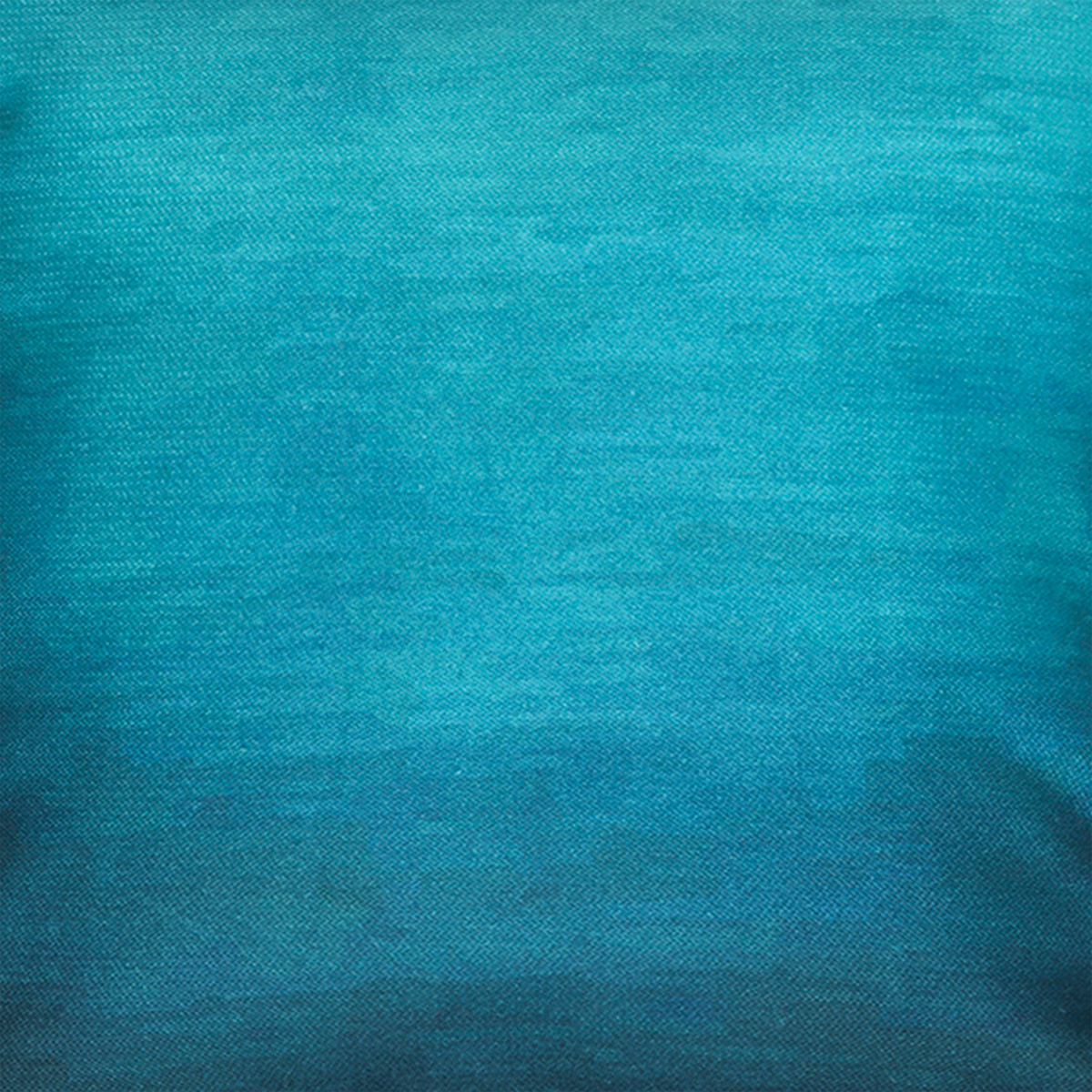Teal Outdoor Pillow, close-up of weave texture, alternate angle