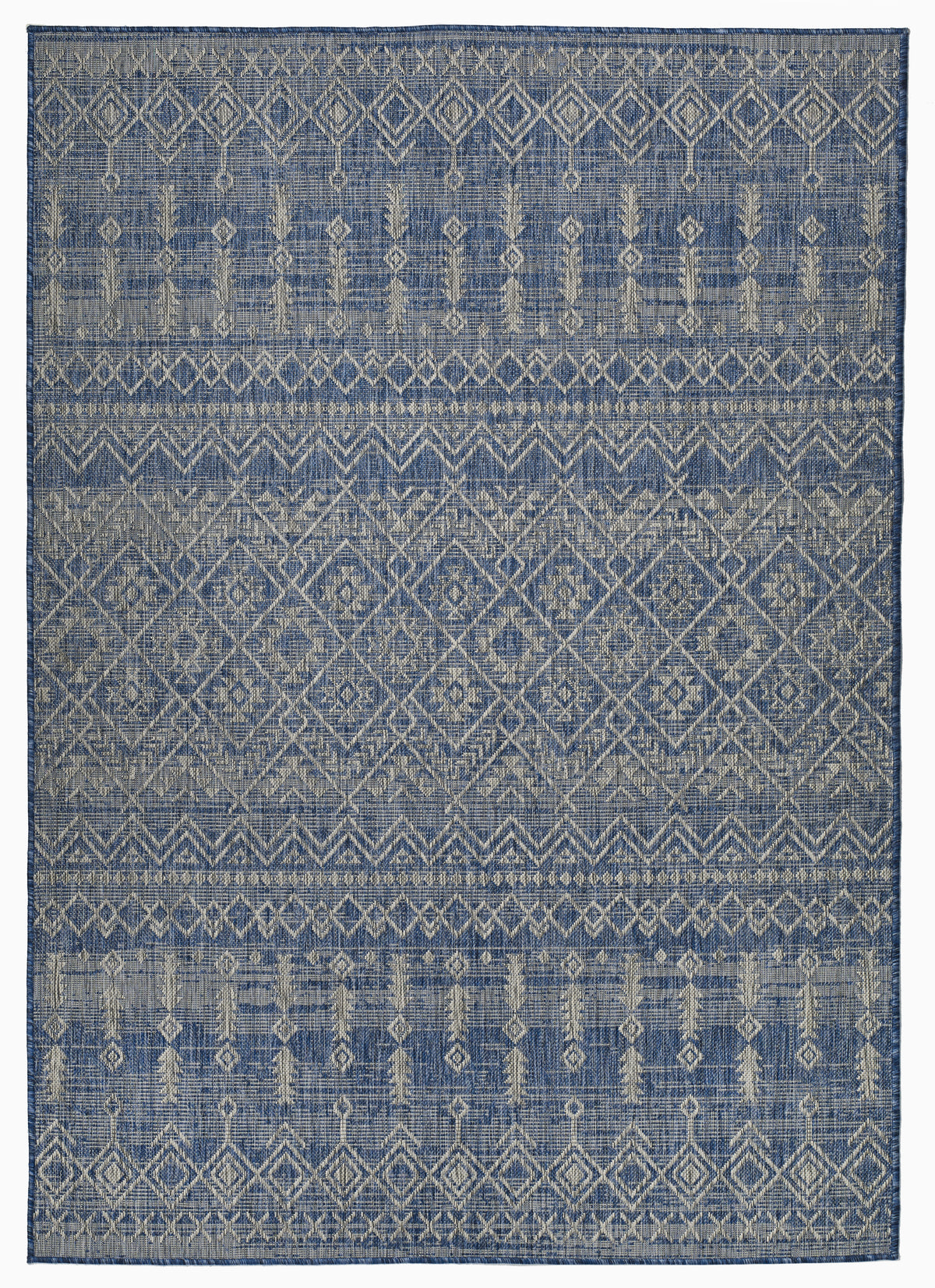 Blue Outdoor Rug, product view angle 2