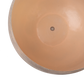 Angled view of mousse brown planter interior with drainage hole at center