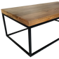 Evolve Industrial Mango Wood Coffee Table For Living Room - Natural 47"