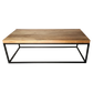 Evolve Industrial Mango Wood Coffee Table For Living Room - Natural 47"