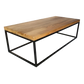 Evolve Industrial Mango Wood Coffee Table For Living Room - Natural 47"