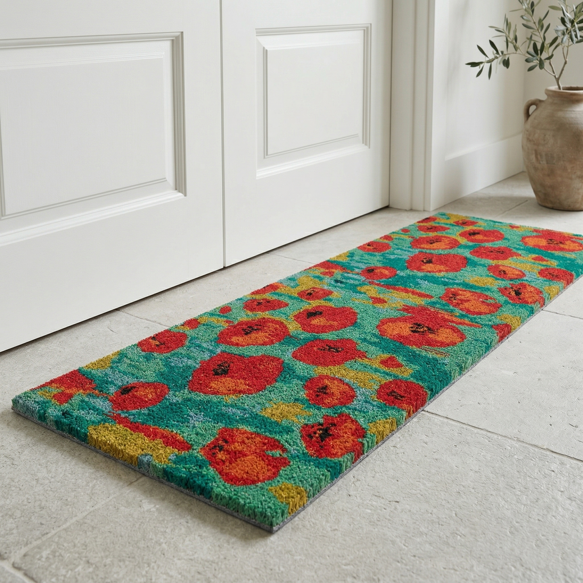 Field of Poppies Doormat, product view angle 8