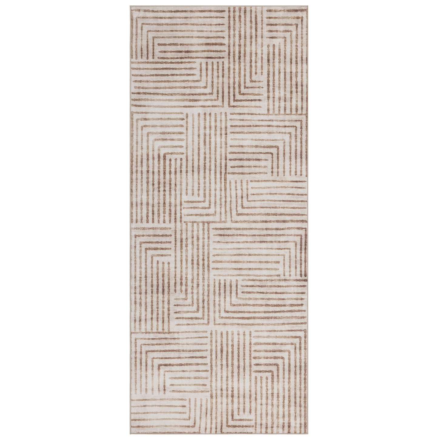 Finn Modern - Beige ReaLife Machine Washable Rugs