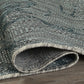Blue Outdoor Rug, close-up of pile texture