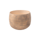 Full view of empty small mousse brown planter