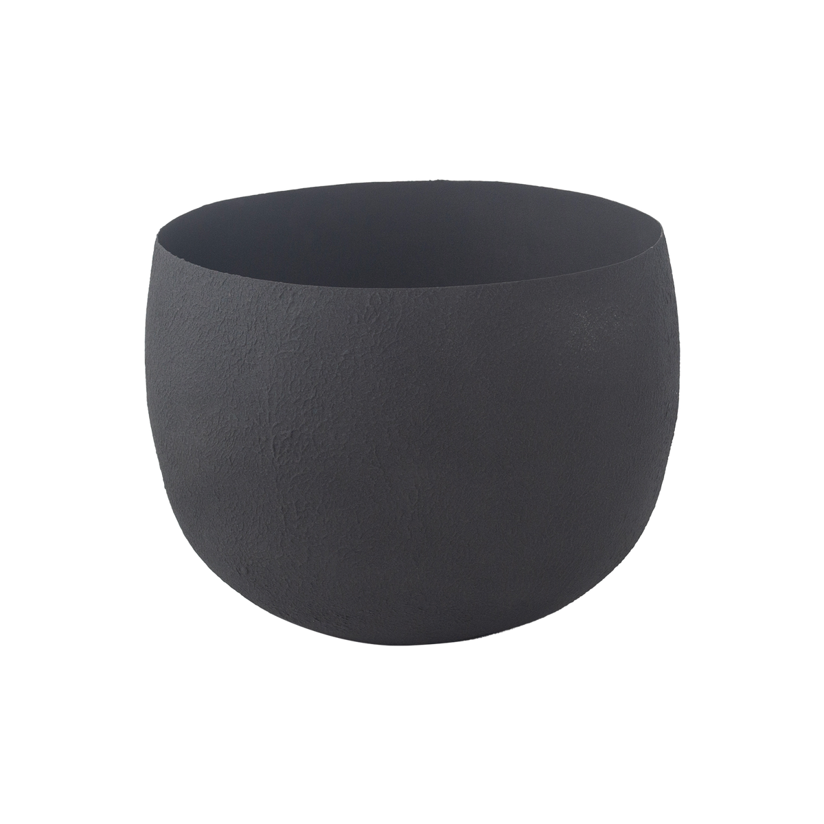 Midnight Planter, flat product shot, alternate angle