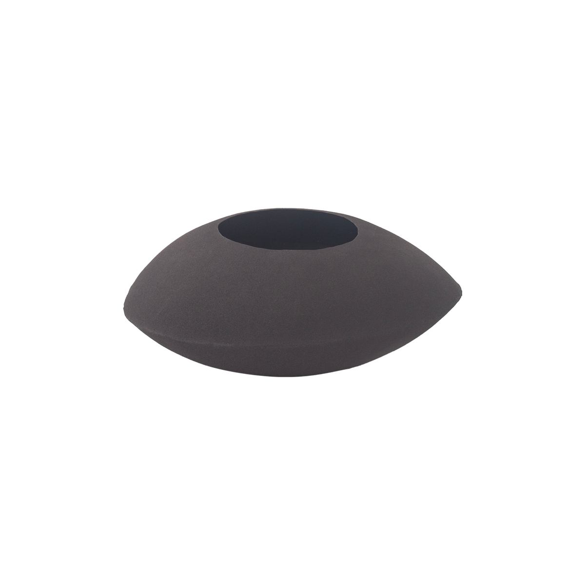 Mocha Charcoal Planter, flat product shot